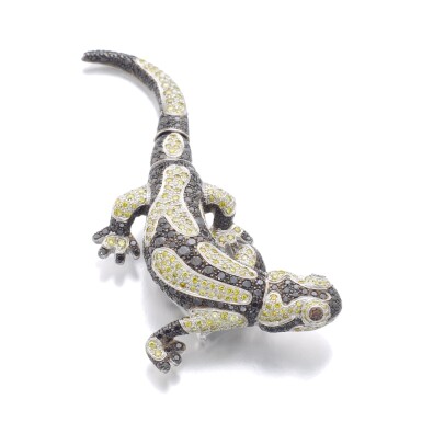 Chopard Animal Collection diamond salamander brooch